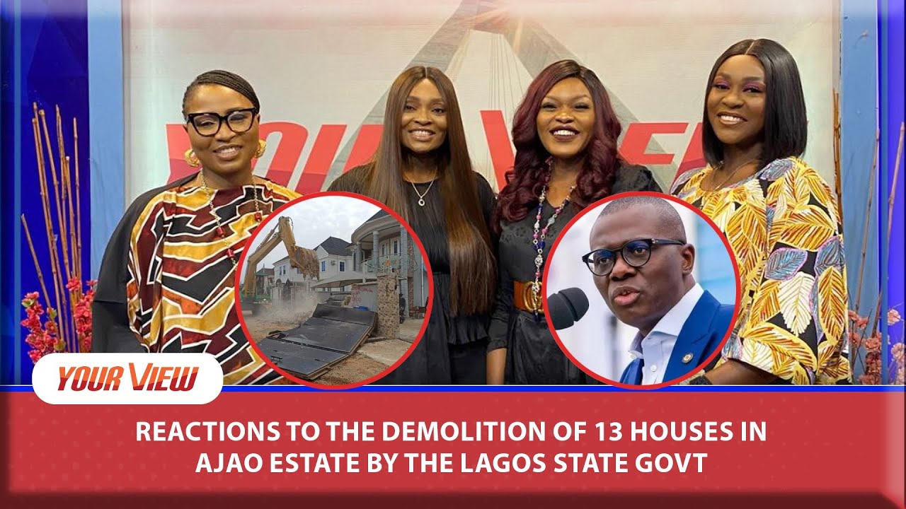 Nigerians Drag Sanwo-Olu For Demolishing 13 Houses In Ajao Estate (FULL VIDEO)