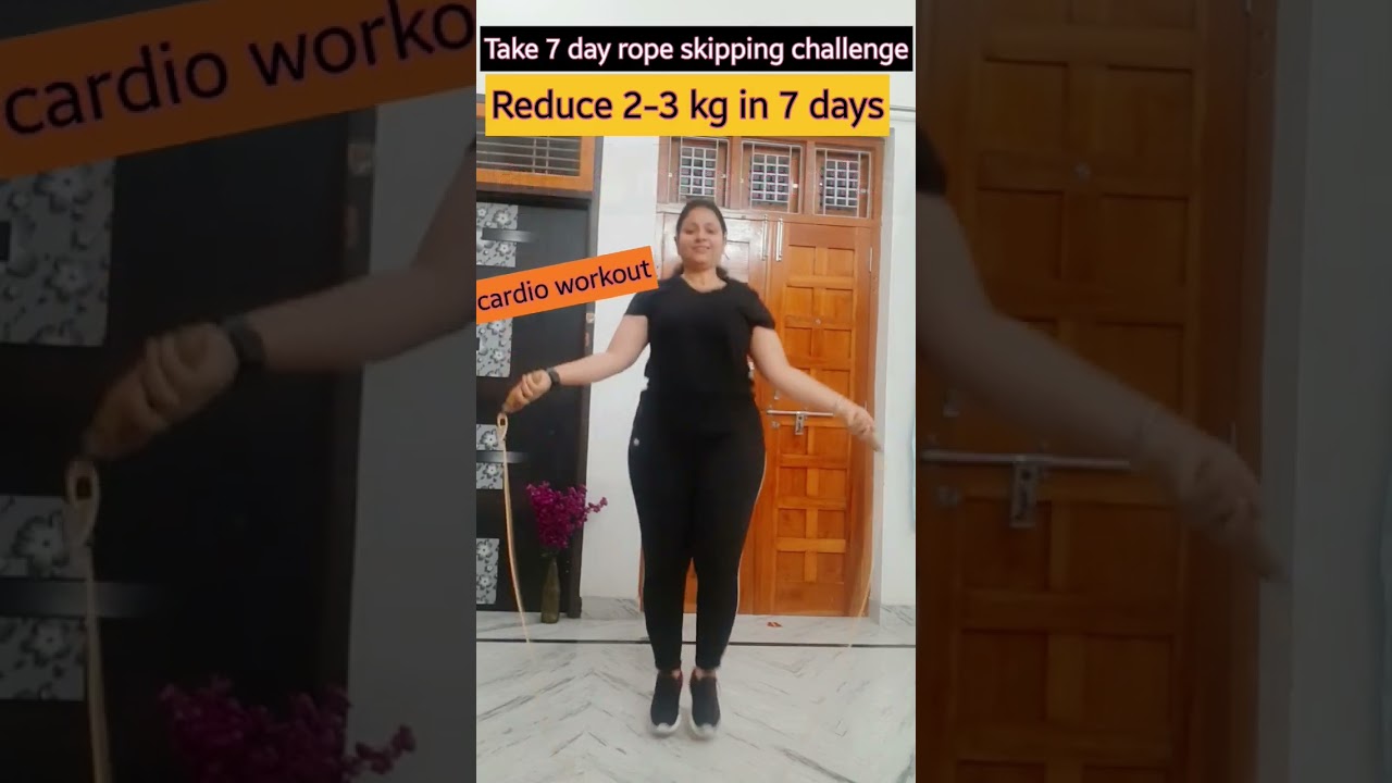 7 days rope skipping challenge| #fitness #health #workout #skipping #fatloss #viral #weightloss #yt