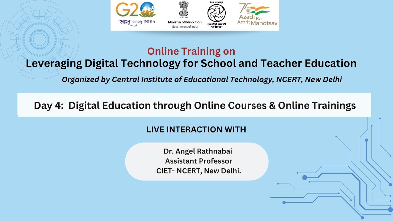 Online Training Day 4: Digital Education through Online Courses & Online Trainings