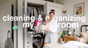 cleaning & re-organizing my room for my mental health (and bc I got a roommate…)